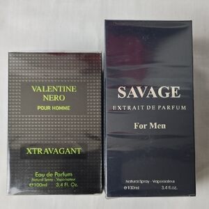 Valentine Nero and Savage Men's Perfume Set